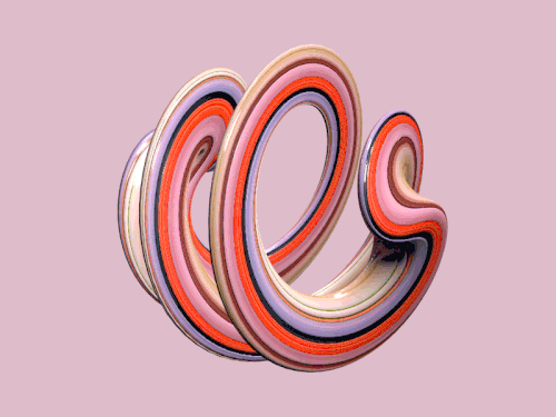 Animated colorful spiral